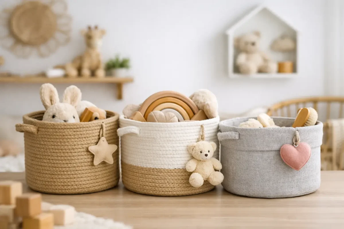 Opbergmand met naam kinderkamer kiezen