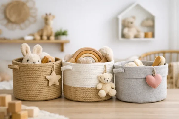 Opbergmand met naam kinderkamer kiezen